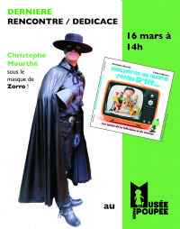 Rencontre dédicace avec Christophe Mourthé. Le mercredi 16 mars 2016 à Paris03. Paris.  14H00